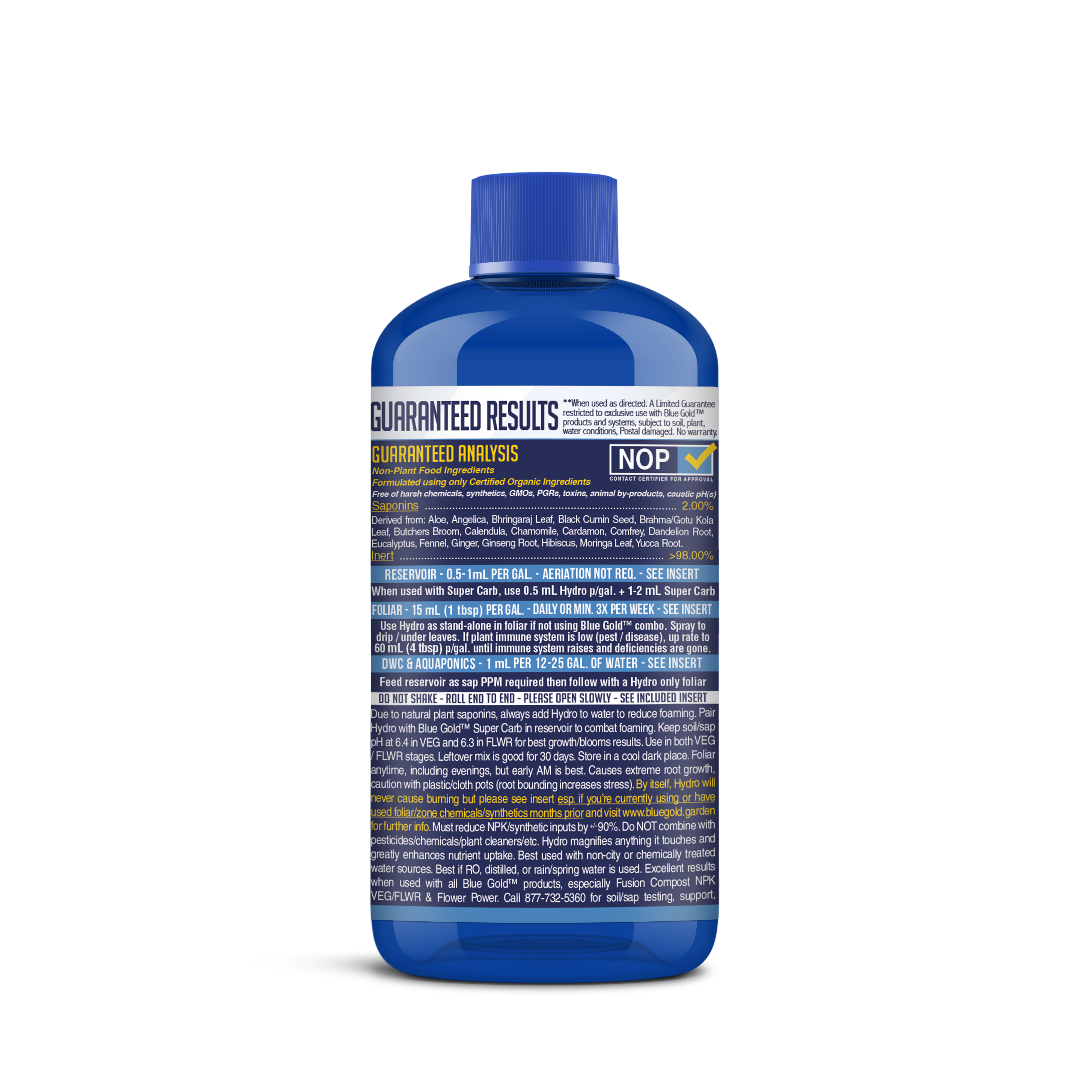BlueGold® Hydro (Hydroponic Nutrients) – Eden BlueGold®